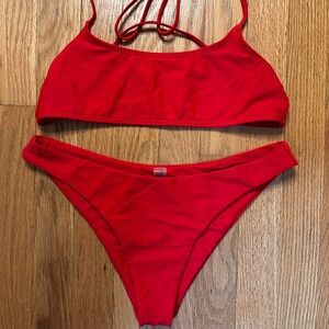 Red Bikini Set